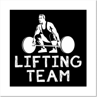 Lift & Laugh - Official Lifting Team Tee: Flexing Muscles, Flexing Humor! Posters and Art